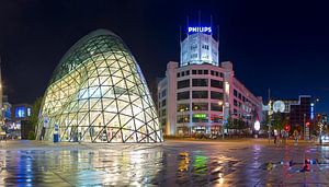 Panorama the Blob and Eindhoven Light Tower