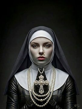 Woman in Silent Devotion by René van den Berg