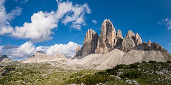 Trois sommets, Dolomites, Tyrol du Sud