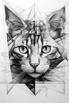 Katze surreal von Bert Nijholt