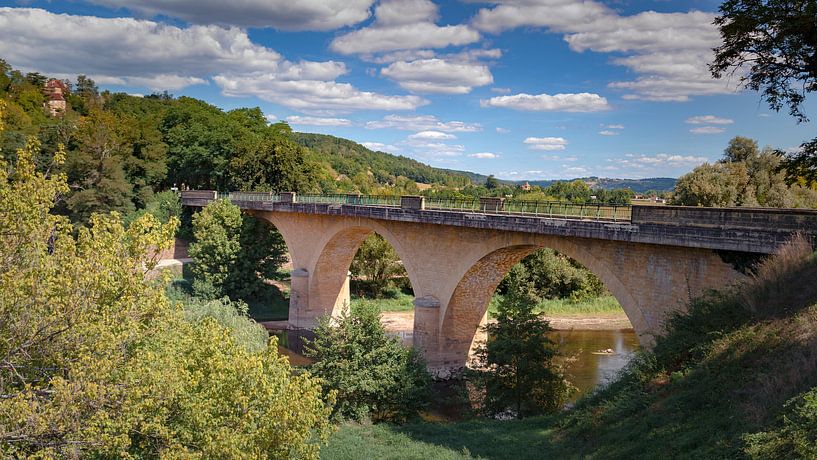 Bridge at Limeuil by Jan van der Knaap