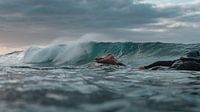 Paddle out on golden hour