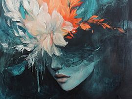 Silhouette der Frauen von Blumen Studio