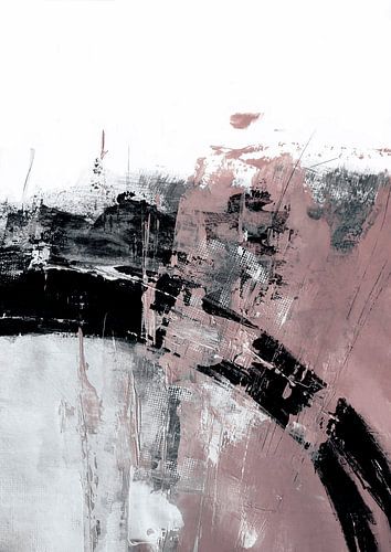 roze zwart abstract
