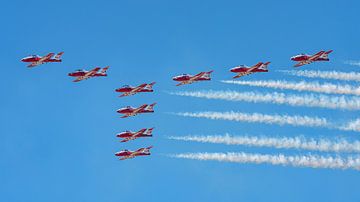 Les Snowbirds des Forces armées canadiennes. sur Jaap van den Berg