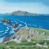 Landschap schilderij Ierland (Dunmore Head) van Toon Nagtegaal