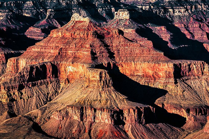 Merveilles naturelles : gorges et formations rocheuses du parc national du Grand Canyon en Arizona ( par Dieter Walther