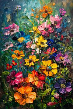Kleurrijke lentebloemen van Danny van Eldik - Perfect Pixel Design