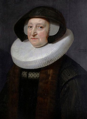 Dame mit Mühlsteinkragen (17. Jahrhundert)