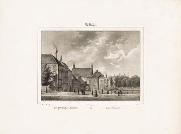 Joannes Willem Vos, Gefängnistor in Den Haag, nach Bartholomeus Johannes van Hove, 1827 - 1853