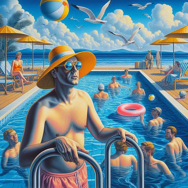Monsieur Brochet de la piscine par Kay Weber