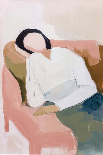 Rest on green velvet no. 4