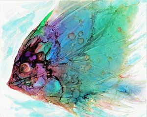 Ein wundersamer tropischer Fisch