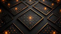 Luxury picture gold black