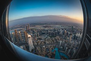 Burj Khalifa Fisheye View