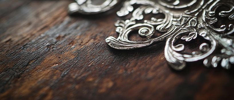 Filigraan zilveren ontwerp van Poster Art Shop