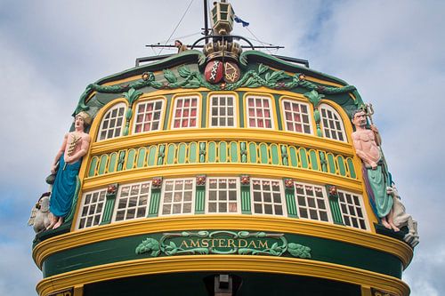 The mirror of the VOC ship the Amsterdam by Sven Wildschut