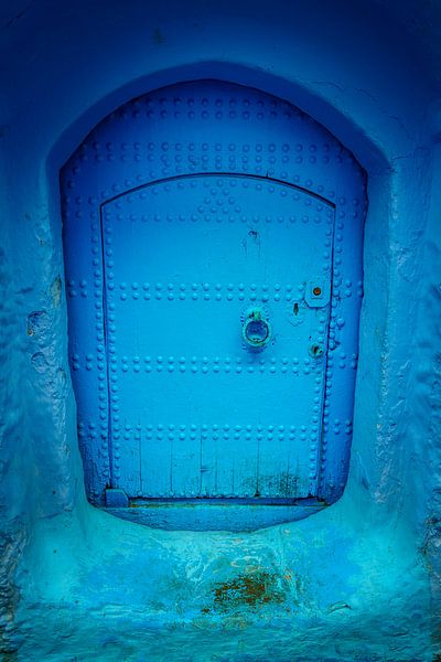 Beautiful blue city in Morocco by Roy Poots