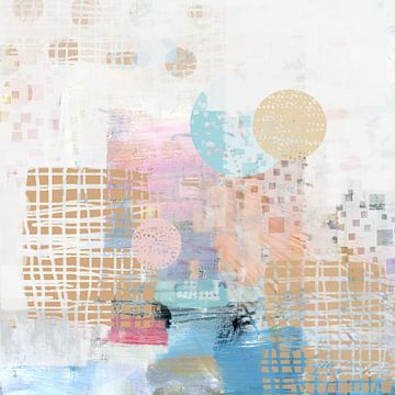 abstracte accenten 4 met cirkels van Claudia Gründler