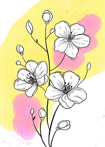 Moderne Kirschblüte