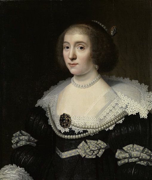 Amalia van Solms - Michiel Jansz. van Mierevelt von Marieke de Koning