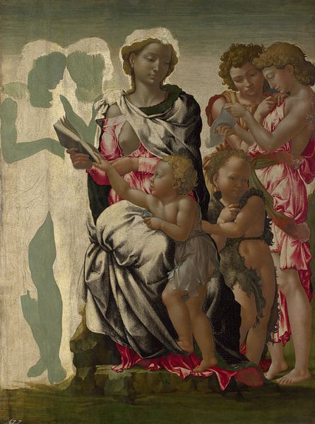 Madonna Manchester, Michelangelo Buonarotti von Meisterhafte Meister
