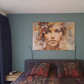 Photo de nos clients: Sophie | Portrait par Tableaux ARTEO, sur toile