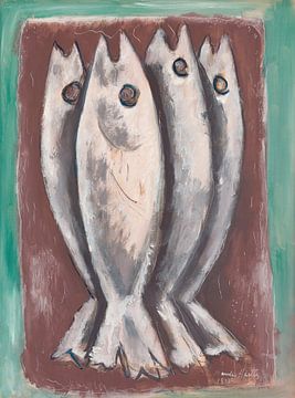 Sea Spirits (1935) door Marsden Hartley van Peter Balan