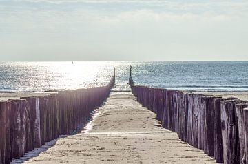 weg naar de zee