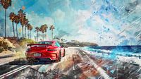 Red Porsche 911 GT3