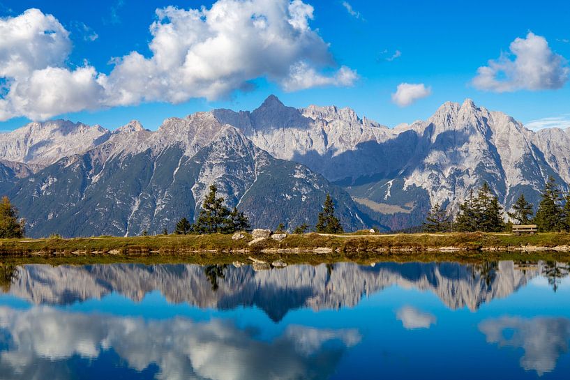 Le lac d'eau froide à Seefeld/Tyrol par Udo Herrmann