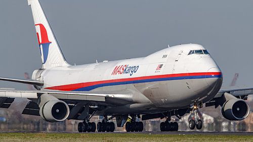 Malaysia Airlines Boeing 747-400F vrachtvliegtuig.