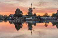 Sunrise at the Mill of Sloten in Amsterdam by Jeroen de Jongh Photography thumbnail