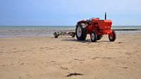 Tracteur sur la plage 1