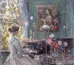 Childe Hassam, Improvisatie (of De Sonate), 1899 van Atelier Liesjes thumbnail