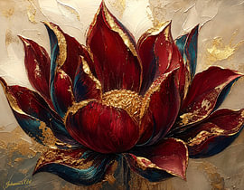 Opulence in Bloom von Johannas Art Creations