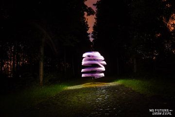 Lightpainting: Path of Darkness van Jarno De Smedt