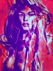 Kate Moss Sexy Pop Art PUR von Felix von Altersheim