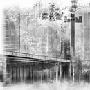 City-Art BERLIJN Potsdamer Platz zwart-wit van Melanie Viola thumbnail