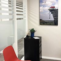 Kundenfoto: House on the Edge  4 von Ine Tresoor, als ArtFrame