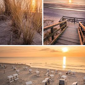 Rêves de mer : coucher de soleil à Kampen sur l'île de Sylt sur Christian Müringer