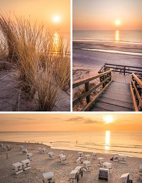 Rêves de mer : coucher de soleil à Kampen sur l'île de Sylt sur Christian Müringer