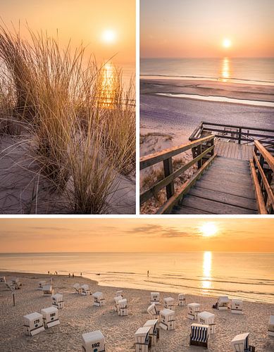 Dreams of the sea: sunset in Kampen on Sylt
