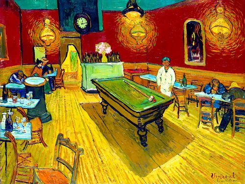 Het nachtcafé - Vincent van Gogh -1888