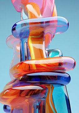 Glass blob 1 by studio snik.