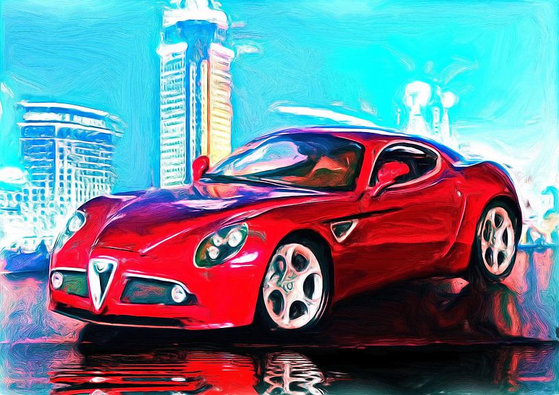 Cuore Sportivo - Alfa Romeo 8C Competizione von DeVerviers