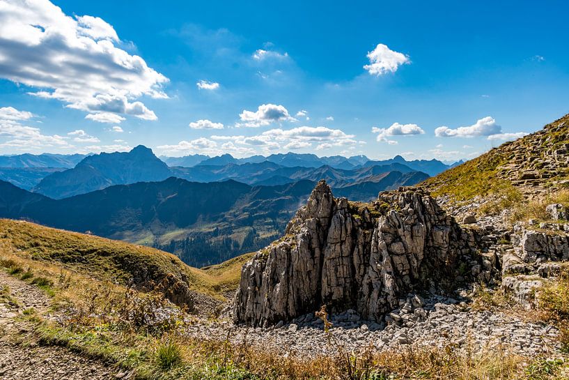 Panoramisch uitzicht vanuit Hohen Ifen in het Kleinwalsertal van MindScape Photography