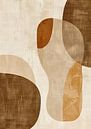 Aardetinten Schilderij | Organic Whispers van Modern Collection thumbnail