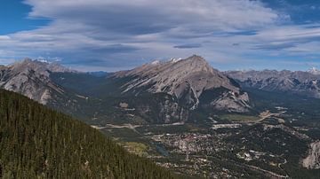 Rocky Mountains bij Banff van Timon Schneider