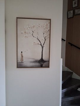 Klantfoto: Japandi, Vlinder Boom van Caroline Guerain